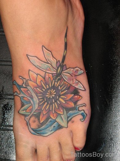 Awesome Flower Tattoo Design