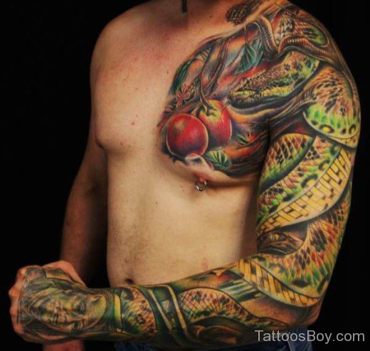 Awesome Full Sleeve Tattoo