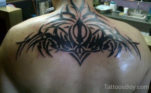 Awesome Punjabi Tattoo On Back