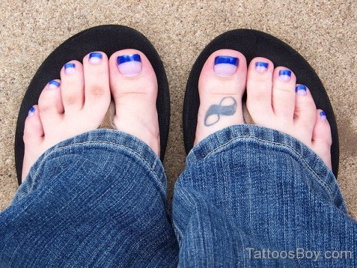 Awesome Toe Tattoo