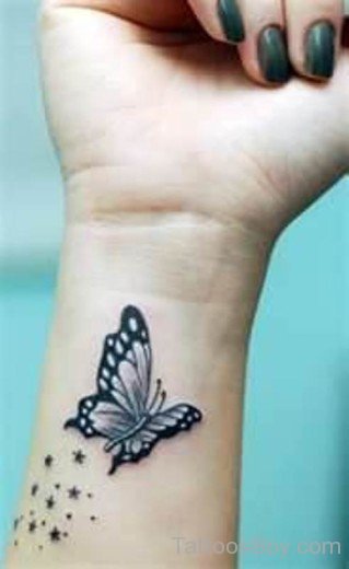 Beautiful Butterfly Tattoo Design