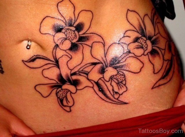 Temporary Fake Flower Tattoos - wide 1