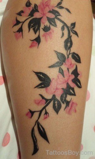 Beautiful Flower Tattoo Design