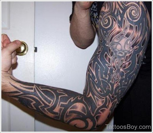 Celtic Tattoo On Full Sleeve