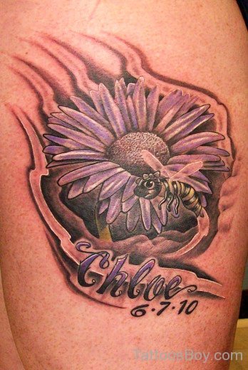 Daisy Flower Tattoo Design