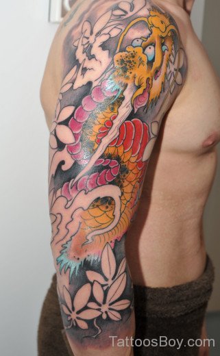 Awesome Dragon Tattoo Design