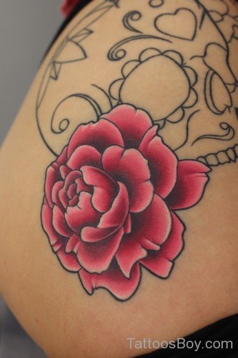 Elegant Rose Tattoo Design