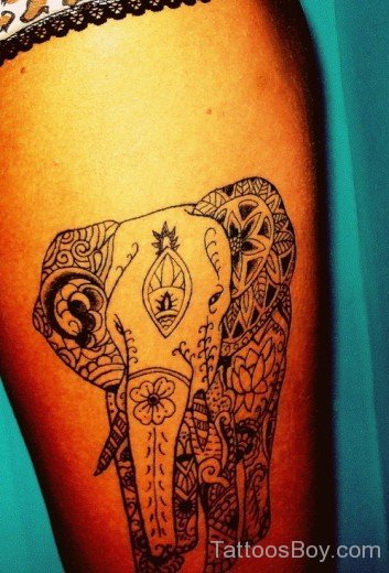 Elephant Tattoo Design