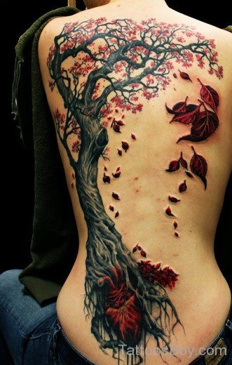 Fantastic Tree Tattoo Design