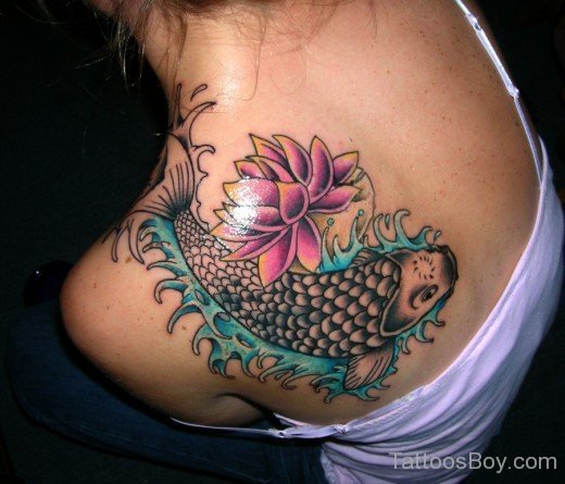 Fish Tattoo On Back