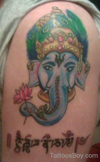 Nice Ganesha Tattoo Design