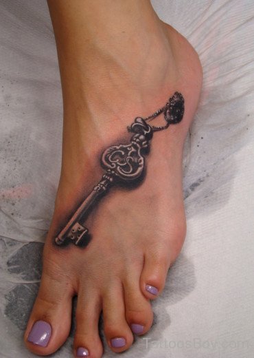 Key Tattoo Design   