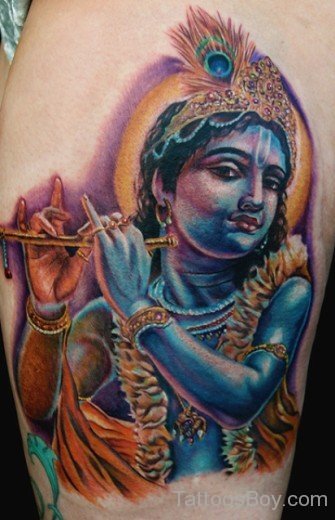Krishna Tattoo Design