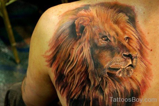 Awesome Lion Tattoo Design