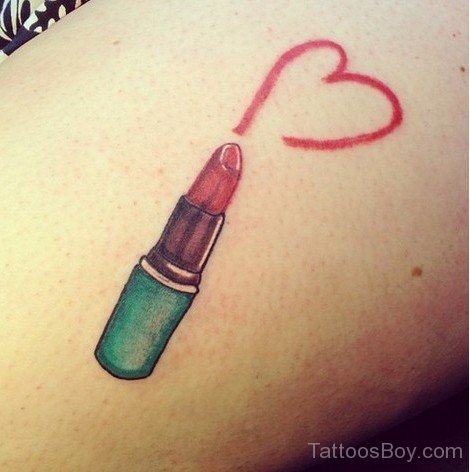 Lipstick Tattoo Design 