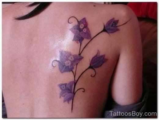 Flower Tattoo On Back