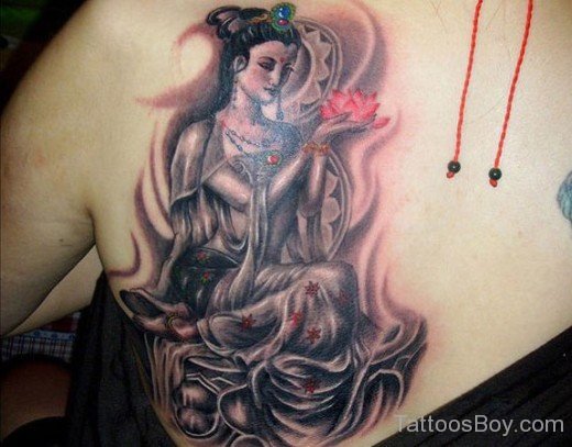 Religious Tattoo On Chest