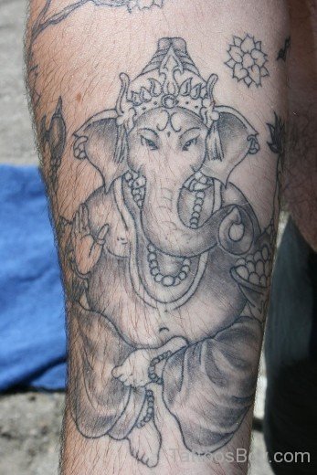 Stylish Ganesha Tattoo Design