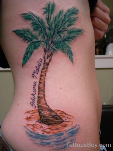 Palm Tree Tattoo Design