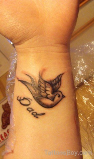 Swallow Tattoo On Wrist