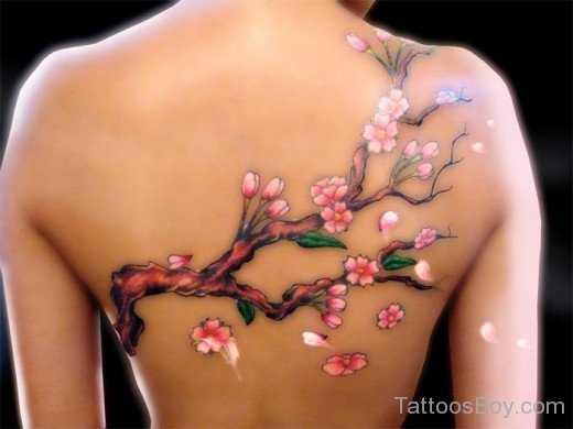 Tree Tattoo On Back Body