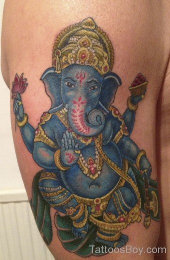  Ganesha Tattoo Design 