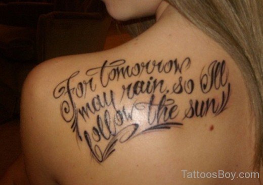 Words Tattoo Design