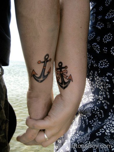 Anchor Tattoo Design On Arm