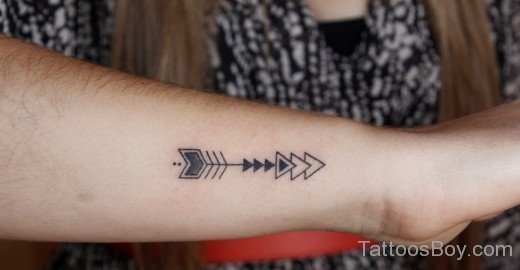 Stylish Arrow Tattoo 