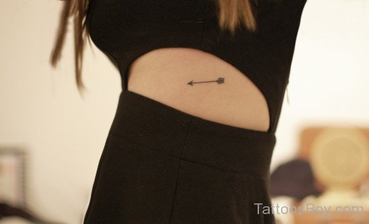 Arrow Tattoo Designs On Waist