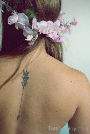 Arrow Tattoo On Back