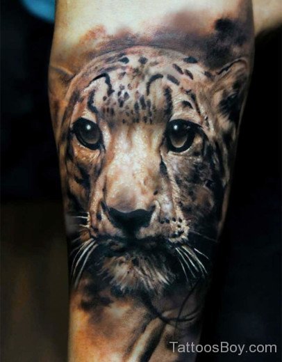 Awesome Jaguar Tattoo Design