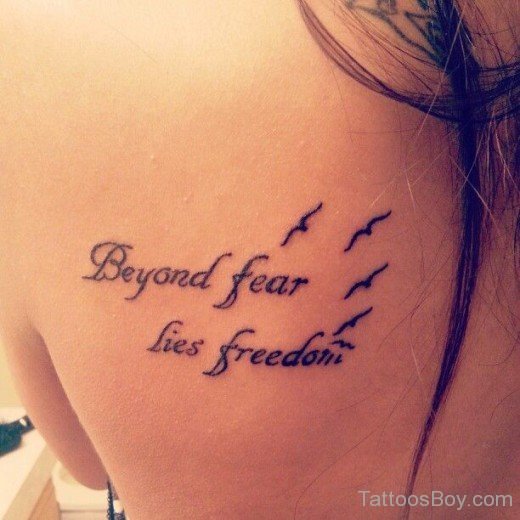 Beyond Fear Lies Freedom