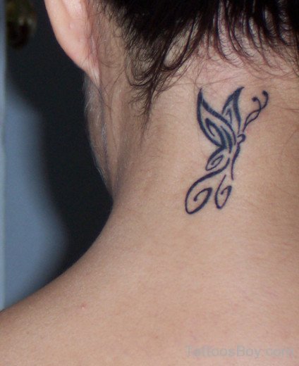 Butterfly Tattoo Design On Back