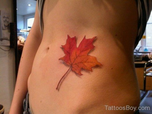 Candian Leaf Tattoo 
