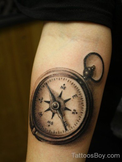 Compass Tattoo Design