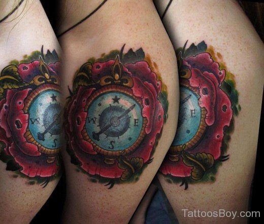 Awful Compass Tattoo  