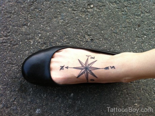 Impressive Compass Tattoo 