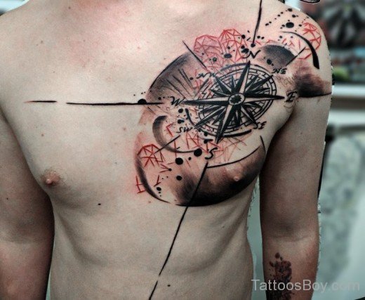 Attractive Compass Tattoo 