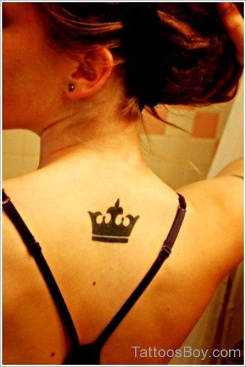 Elegant Crown Tattoo 