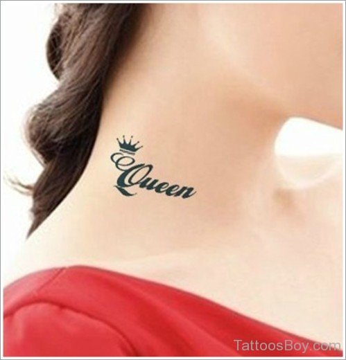 Attractive Crown Tattoo Design