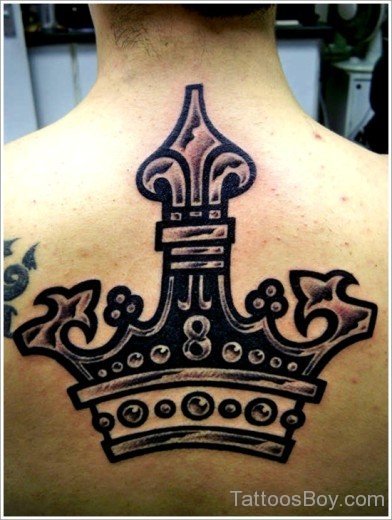Stylish Crown Tattoo 