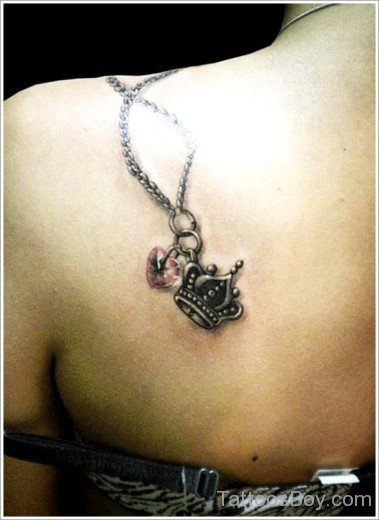 Crown Tattoo On Shoulder