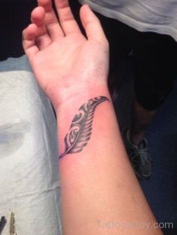 Fern Tattoo On  Wrist