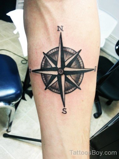 Compass Tattoo On Arm