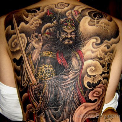 Warrior Tattoo Design