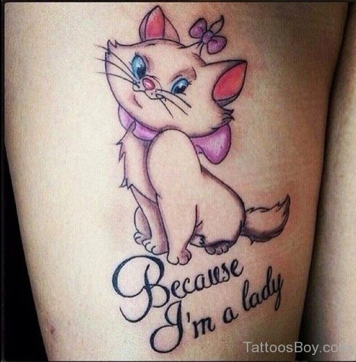 Funny Cat Tattoo 