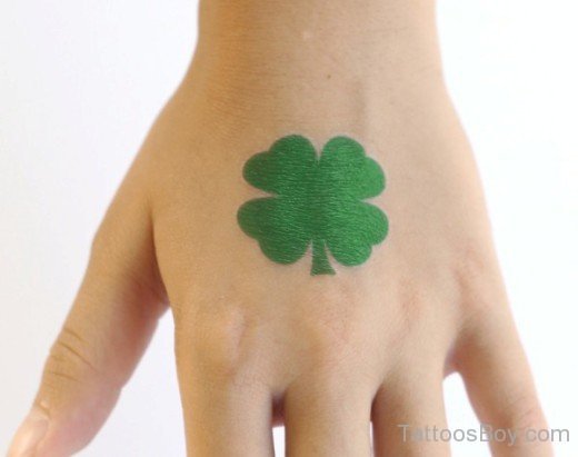 Green Leaf Tattoo 