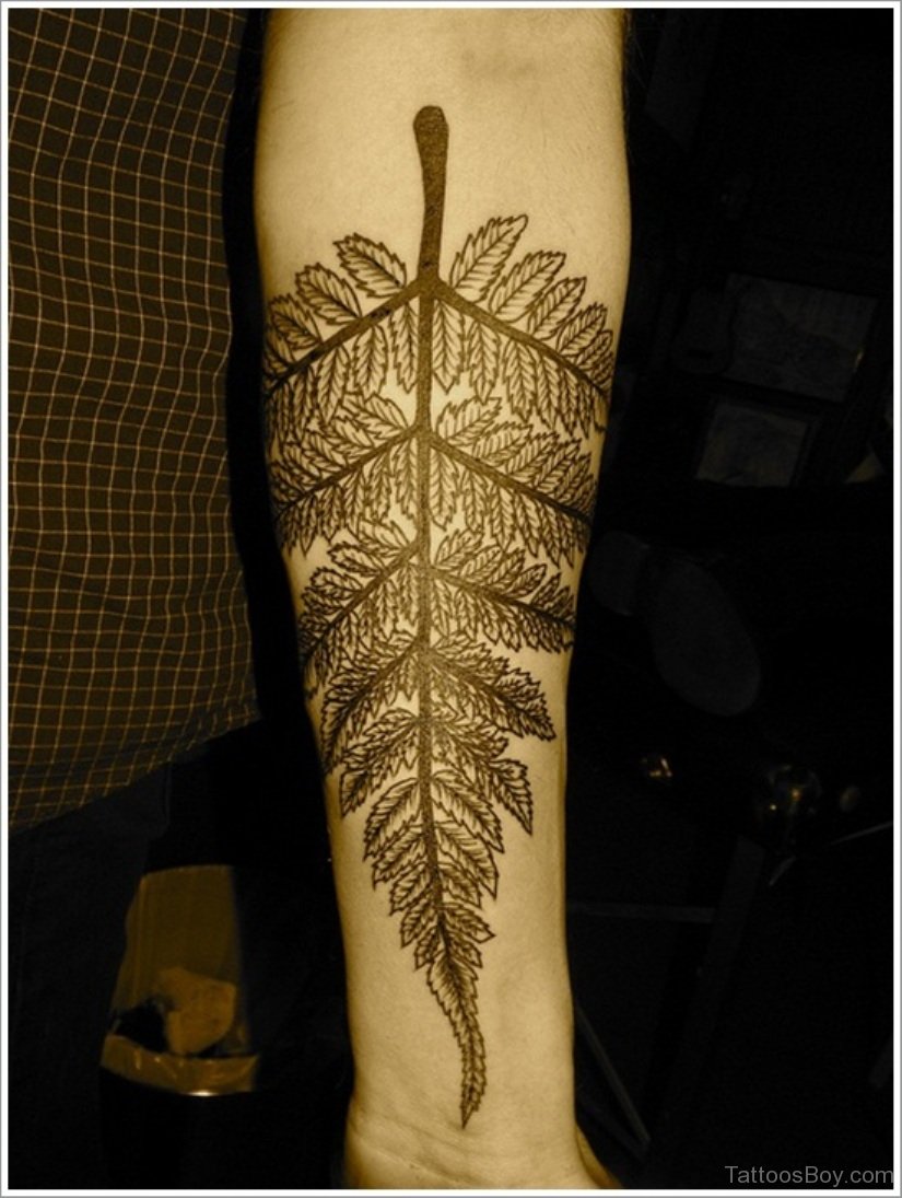 Palm Leaf Tattoo On Arm | Tattoo Designs, Tattoo Pictures