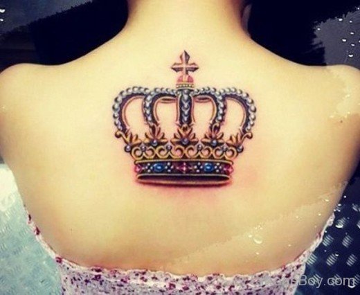 Attractive  Crown Tattoo